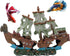 UNEAK - Shipwreck Aquarium Decorations Pirate Ship Ornament w/Sail (2 Pieces) 5