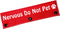 Funny Dog Leash Sleeve, Nervous Do Not Pet Dog Leash Wrap Alert Hanging ID Patch Tag Birthday Gift (Do Not Pet-Sleeve)