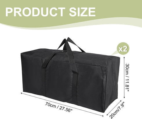 39 8 12 Inch (2 Pack, Camp Chair Replacement Bag, Camping Folding Chair Storage Bag Large Zippered with Handle Strap, x