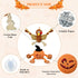 Vehomy Halloween Dog Toys - Squeaky Pumpkin & Turkey Chew Toy for Small & Medium Dogs (2Pcs).