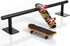 Fingerboard Rail 11" Metal Round Grind Rail Non-Slip Stable Base for Smooth