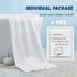 6 55 28 Inches, Disposable Bath Towels, Pcs Large Travel Bath Towel * Travel Essentials Compressed Towel - Portable