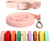 Adjustable Dog Collar Leash Set, Strong, Dirt Resistant, Waterproof, Soft Pet Collars for Large Medium Small Dogs