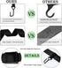 Tree Stand Gear Hanger - Heavy Duty Bow Hanger Strap with 6 Metal Hooks for Archery Hunting Accessories, Fits Trees