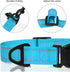 TagME Adjustable Reflective Nylon Dog Collars, Quick Release Buckle for Medium Dogs, Sky Blue, 1.0" Width