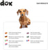 DDOXX Nylon Dog Collar, Strong and Adjustable, M (Purple), Blueberry Pet Dog Collar
