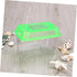 Betta Fish Tank LED Plastic Aquarium Gallon Fish Bowl, Portable Green Travel Fish Tank