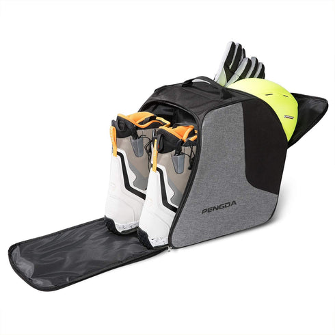 Ski Boot Bag for Kids, Waterproof Travel Bag for Ski Boots, Snowboard Boots, Goggles, and Gloves