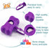 50 Pack Zhehao Dog Poop Bag Holder Bulk for Leash with Clip, Preloaded Waste Dispenser, Portable Walking Accessories