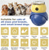 NESSICURE Pet Interactive Toys, Adjustable Treat Puzzle Food Dispenser Weight Loss Tumbler Slow Feeder Sliding Rolling