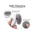 2pcs Dog Brush and Cat Brush - Self-cleaning Slicker Brush and Silicone Dog Bath Brush - Pet Hair Removal Tool for Long