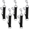Frienda 5 Pcs Braided Poly Collar Backup Clip, Double Ended Nylon Dog Connector Strap for Large Medium Small Pets