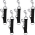 Frienda 5 Pcs Braided Poly Collar Backup Clip, Double Ended Nylon Dog Connector Strap for Large Medium Small Pets