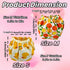 Magnoloran 2PCS Washable Squirrel Diapers - Reusable Small Pet Diapers with Strong Hook and Loop Leak-Proof Urine Wet