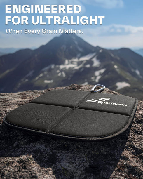 Backpacking, 15.75'' 15.75'' Sportneer Sitting Pad, Lightweight Waterproof Folding Seat Pad for x Portable Camping Seat