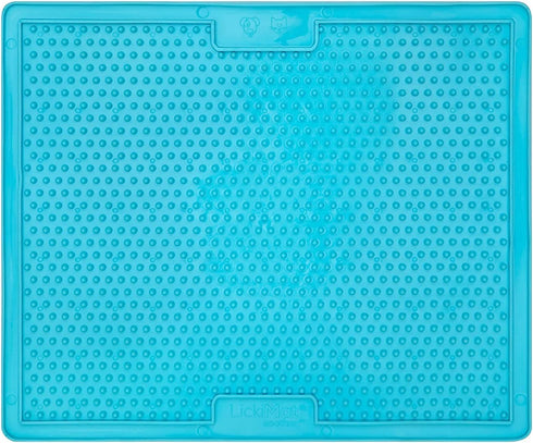 LickiMat X Large Breed Soother Dog Lick Mat Dog Calmer Slow Feeder, Anxiety Reliever Alternative to Puzzle Toys, Slow Feeding Bowls. Use Peanut Butter, Wet Food, Raw Food, Mixed Food, Healthy Treats