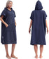 Eunzel Surf Poncho Changing Robe with Hood for Men & Women, Absorbent