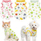 PETCARE 3 Pack Premium Small Dog Shirts, 95% Cotton Soft Cute Outfits for Small Dogs and Cats
