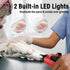 6-Speed 50% 2 Trimmers Casfuy Smart Dog Nail Grinder - More Power Pet Nail Grinder with LED Lights Quiet Rechargeable