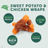 Chicken Wrapped Sweet Potato Dog Treats, 3.5 oz