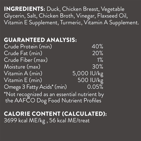 Dogswell Immunity & Defense, 20 oz - Duck Jerky with Flaxseed Oil, Turmeric, Vitamin E & A for Healthy Aging