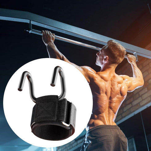 Yiju Weightlifting Hook, Training Gloves, Accessories Strength Training,Pull up Wrist Strap,Deadlift Hook Grip for Men