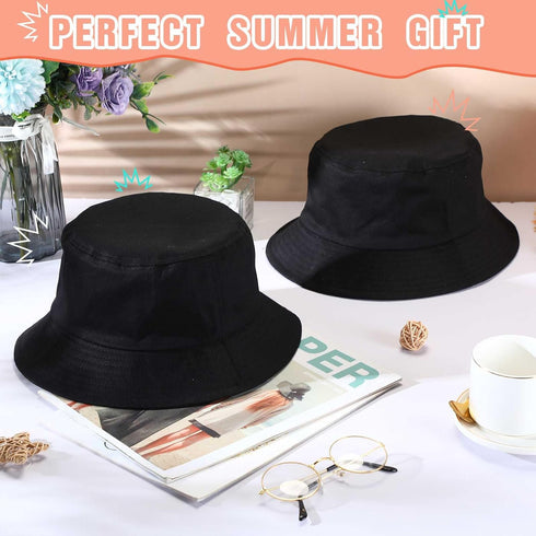 Zhanmai 3 Pcs XXL Bucket Hat | Oversize Fisherman Hats for Big Head, Unisex Travel Beach Hat