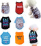 6 Pack Dog Clothes for Small Dogs, Soft and Breathable Puppy Kitten Shirts with Letters, Summer T-Shirts Apparel