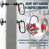 Juglok 2pcs 2"x2" 3"x3" (1/2" 1" Power Rack Attachments,Fits & Frames & Holes) ,Squat Rack Attachments for Strength