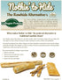 Fieldcrest Farms Premium Grade Natural Rawhide Alternative Chews, 10'' Rolls for Dogs, 3 Pack (6 Chews) - Easily