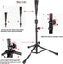 Portable Batting Tee Baseball Softball Tripod Stand with Carrying Bag for Training Practice