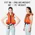 Inflatable Snorkel Vest for Adults, Portable Swim Jacket & Buoyancy Vest for Snorkeling, Swimming, Kayaking