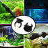 Sucker Clip 6pcs Black Plastic Replacement Fish Tank Aquarium Heater Suction Cups Clips