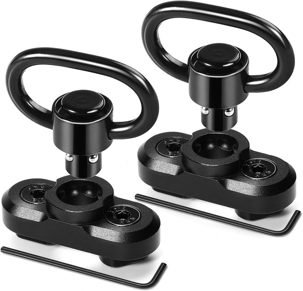 Sling Swivels Mount Set for 1.25 Inch Mloc Attachments, Two Point Traditional Sling