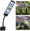 Clip On LED Aquarium Light for Small Mini Fish Tank, White Blue Green Red LED Lighting