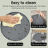 2 Pack 10.9 10.9 (2 Pet Feeding Mats for Food and Water, Waterproof Anti-Slip Placemats for Dog Cat Bowl, Silicone Pet