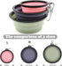 2-Pack Small Dog Travel Bowl, Collapsible Bowls for Dogs, Portable Pet Feeding Watering Dish