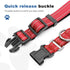 Reflective Martingale Dog Collars with Quick Release Buckle, Adjustable Soft Padded Breathable Nylon Collar for Small