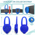 Avando Dog Collar Light, Waterproof Silicon LED Dog Lights for Night Walking, Safety Lights for Dog and Cat, Batteries