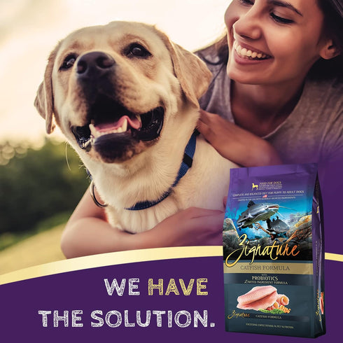 Zignature Catfish Limited Ingredient Formula Dry Dog Food, 4lb