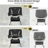 400LBS Setup Anbte Extra Height & Width Portable Camping Chair, Capacity Compact Folding Chair with Square Frame Quick