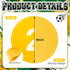 24 9 Inches Shappy Pcs Poly Spot Markers with Carry Bag Numbered Floor Dots Anti-Slip Spot Markers Waterproof Flat