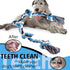 Dog Rope Toys for Large Dogs, Heavy Duty Tough 3 Feet 5 Knots, Indestructible Chew Toys for Aggressive Chewers