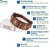 Punk Series Genuine Leather Dog Collar | Full Grain, Heavy Duty, Stylish, Comfortable for Medium, Large, XL Breeds (L)