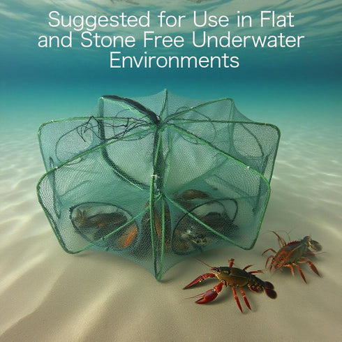 Generic Foldable Minnow Trap,Crab Trap,Fishing Net,Bait Cage for Crabs Minnow Lobster Shrimp Crawfish