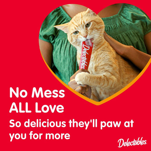 Hartz Delectables Squeeze Up Variety Packs, Interactive Lickable Wet Cat Treats, 20 Count