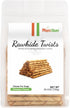 MON2SUN 5 Inch 120 Count Dog Rawhide Twist Sticks Chicken Flavor Thin Sticks Rawhide Chews Treats for Puppy and Small