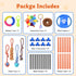 QUJOGA 10 Puppy Play Gym for Small/Medium Dogs with Hanging Puppy Teething Toys,Dog Enrichment Playground,Dog Rope Toys