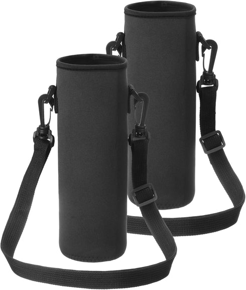 uxcell 2pcs Neoprene Water Bottle Sleeve with Strap, 40 oz Insulated Water