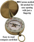 Personalized Compass for Baptism, Confirmation, First Communion - Engraved Gift of Faith for Catholic or Christian Men,